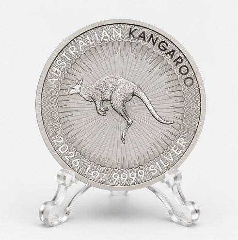 Australië. 1 Dollar 2026 – Kangaroo – 1 oz Silver coin .9999, Postzegels en Munten, Munten | Europa | Niet-Euromunten