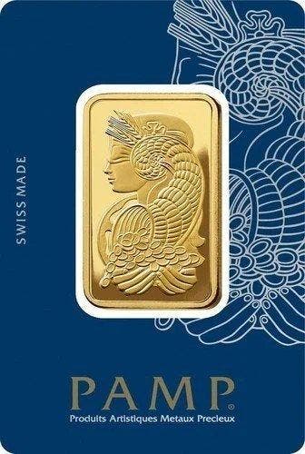 1 Troy Ounce - Goud .999 - PAMP - Verzegeld en met