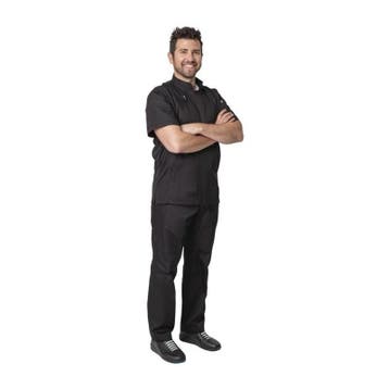 Chef Works Springfield unisex koksbuis met rits zwart |, Verzenden, Nieuw in verpakking