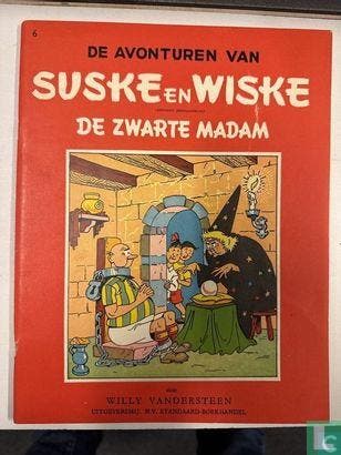 Suske en Wiske - De zwarte madam - 1957, Eén stripboek, Verzenden, Zo goed als nieuw, Vandersteen, Willy.