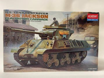 U.S. Tank Destroyer M-36 Jackson Gun Motor Carriage, Hobby en Vrije tijd, Modelbouw | Auto's en Voertuigen, Verzenden, Nieuw