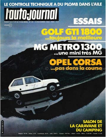 1982 LAUTO-JOURNAL MAGAZINE 20 FRANS, Nieuw, Author