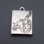 Luciferdoos - .800 zilver - Art Nouveau