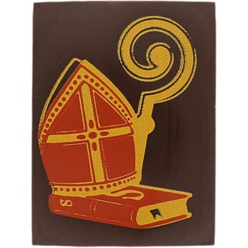 Callebaut Chocoladedecoratie Sinterklaas 196st., Verzenden, Nieuw