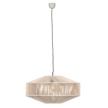 Japandi hanglamp bruin touw 61cm - Svea, Verzenden, Nieuw, Japandi