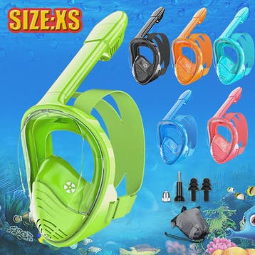 Kinder Volledig Gezicht Snorkelmasker met Camera Mount - Ant, Verzenden, Nieuw