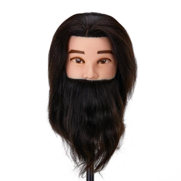 Kappershoofd WZ4N - Met baard en natuurlijk haar, Sieraden, Tassen en Uiterlijk, Uiterlijk | Haarverzorging, Overige typen, Nieuw