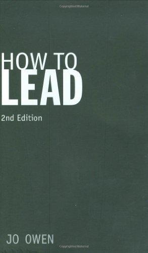 How To Lead 2e 9780273721505 Jo Owen, Verzenden, Gelezen, Jo Owen