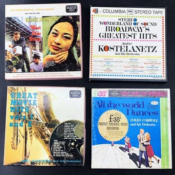 Various Original Soundtracks - Diverse artiesten - 4x Albums, Nieuw in verpakking