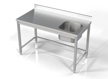 Spoeltafel RVS | 1400x700x850mm | 2 Uitvoeringen, Verzenden, Nieuw in verpakking