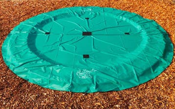 Trampoline Afdekhoes Flat To The Ground 305 cm Groen, Ophalen of Verzenden, Nieuw
