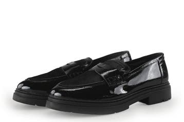 Manfield Loafers in maat 39 Zwart, Verzenden, Zwart, Overige typen, Zo goed als nieuw