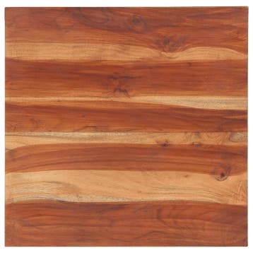 vidaXL Tafelblad 25-27 mm 60x60 cm massief acaciahout, Huis en Inrichting, Tafels | Eettafels, Verzenden, Nieuw