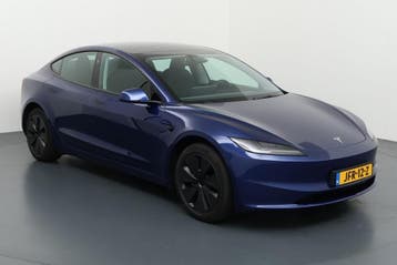 Tesla Model 3 Actieprijs! Incl. Onderhoud, verzekering, MRB, Automaat, Achterwielaandrijving, Zwart, Blauw