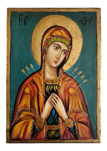 Icoon - Een icoon van de Allerheiligste Theotokos, ook