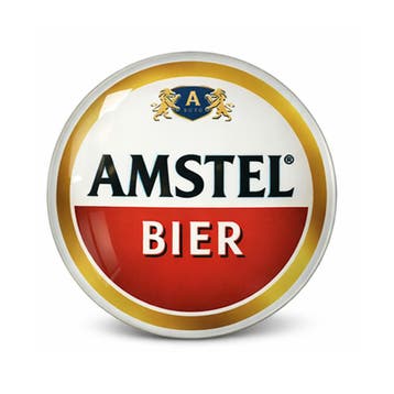 Ronde taplens Amstel bol 69 mm, Ophalen of Verzenden