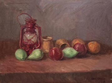 European school (XX) - NO RESERVE - Serene still life, Antiek en Kunst