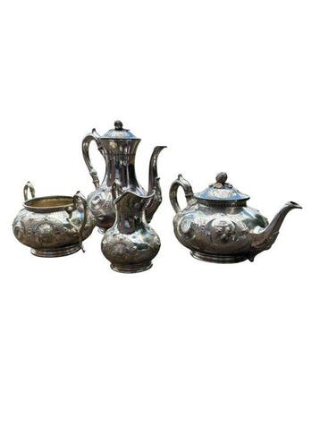 Theepot (4) - Zilver, Verzilverd