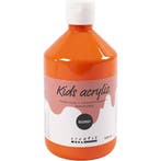 Acrylverf Glossy, oranje, 500 ml/ 1 fles, Nieuw