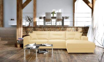 Loungebank Venray - loungebanken - Creme, Nieuw, Stof