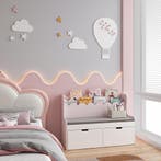 Kindermeubel Vestnes kinderbank met opbergrek en kussen 100x, Kinderen en Baby's, Kinderstoelen, Verzenden, Nieuw