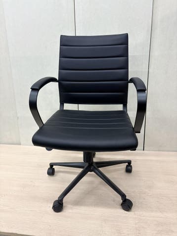 Design bureaustoel - zwart, Ophalen of Verzenden, Gebruikt