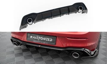 Aggressive GTI Look Diffuser voor VW Golf 8 8.5 GTE / R line, Auto diversen, Ophalen of Verzenden