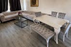 Sofa - Fluweel, Hout, compleet woonkamer set