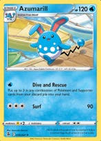 Azumarill 059/264 (Fusion Strike), Ophalen of Verzenden, Nieuw, Losse kaart, Foil