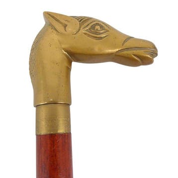 Wandelstok - Mod. Smuggler-Horse, met verborgen flesje -