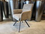 Veiling - Eetkamerstoel Manur (set van 6) weefstof - liver, Huis en Inrichting, Stoelen, Nieuw
