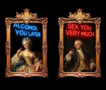 Eric Brumette - ALCOHOL YOU LATER SEX YOU VERY MUCH - Toile