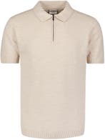 No Excess Half Zip Poloshirt Ecru maat M Heren, Beige, Nieuw, No Excess, Verzenden
