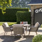 Sarah Cannes low dining tuinset 130xH69 cm 5 delig keramiek, Ophalen of Verzenden, Nieuw