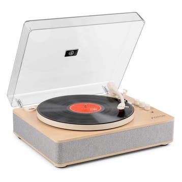 Retourdeal - Fenton RP162S hifi retro platenspeler met Bluet, Audio, Tv en Foto, Platenspelers, Verzenden, Zo goed als nieuw