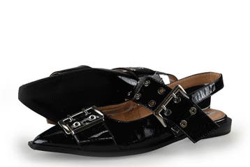 Shoecolate Slingbacks in maat 41 Zwart, Shoecolate, Verzenden, Zwart, Zo goed als nieuw