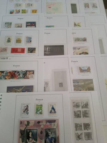 Frankrijk 2016/2016 - Collectie postzegels, blokken en, Gestempeld