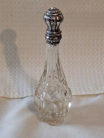 Parfumfles - Antieke Hollandse schone Kristallen Parfum