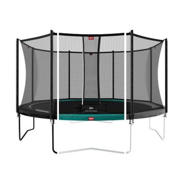 Berg Favorit Trampoline 430 met comfort veiligheidsnet, Ophalen of Verzenden, Nieuw