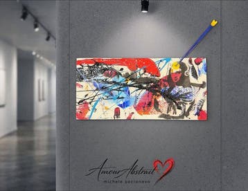 Michele Socionovo - Gioconda kill amour abstrait