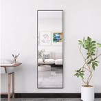 Make-up Vloerspiegel 165×60 cm met Zwart Aluminium Frame, Huis en Inrichting, Kasten | Overige, Verzenden, Nieuw