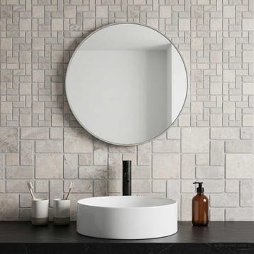 vidaXL Mozaïek Tegels Crèmekleurig 30 x 30 cm Marmer, Verzenden, Nieuw