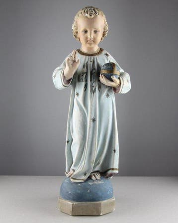 Beeld, Christ Child - 52 cm - Gips