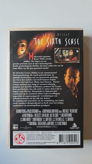 THE SIXTH SENSE (IN SEAL) (VHS), Verzenden, Gebruikt