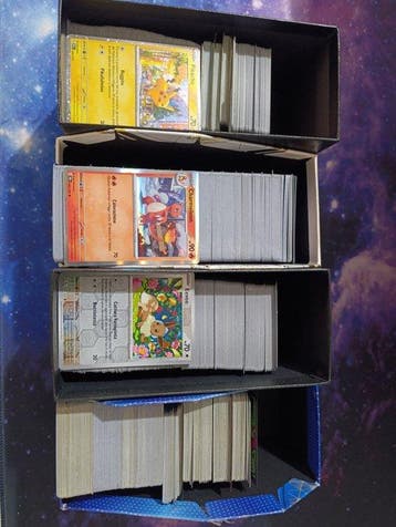 2500 Bulk kaarten - Pikachu, Charmander, Eevee, Nieuw