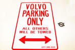 Volvo Parking Only, Ophalen of Verzenden, Nieuw