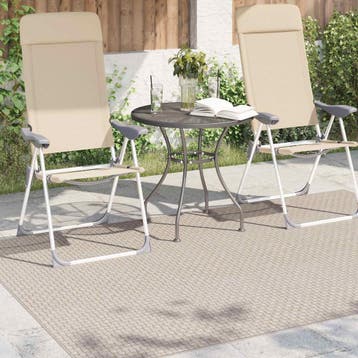 vidaXL Vloerkleden Rechthoekig FARO Crème 200 x 140 cm, Verzenden, Nieuw, Crème