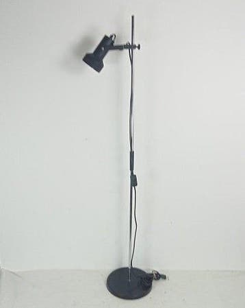 Staande lamp - Staal, Plastic, Verchroomd en gelakt staal -