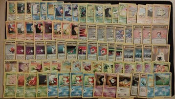 Pokémon - 100 Mixed collection - WOTC - Base set, Fossil, Nieuw