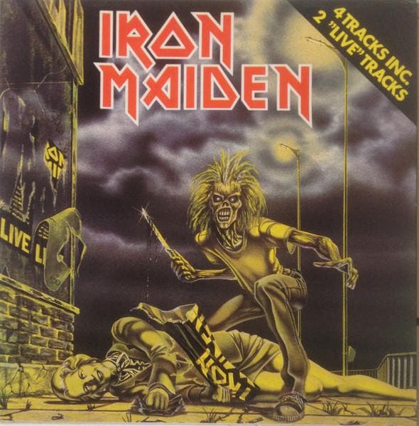 Iron Maiden - Sanctuary (LP, 1980), Cd's en Dvd's, Vinyl | Rock, Gebruikt, Ophalen of Verzenden